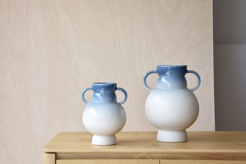 COLLECTION ÍTACA BLUE : VASES CÉRAMIQUE| VP Interiorismo
